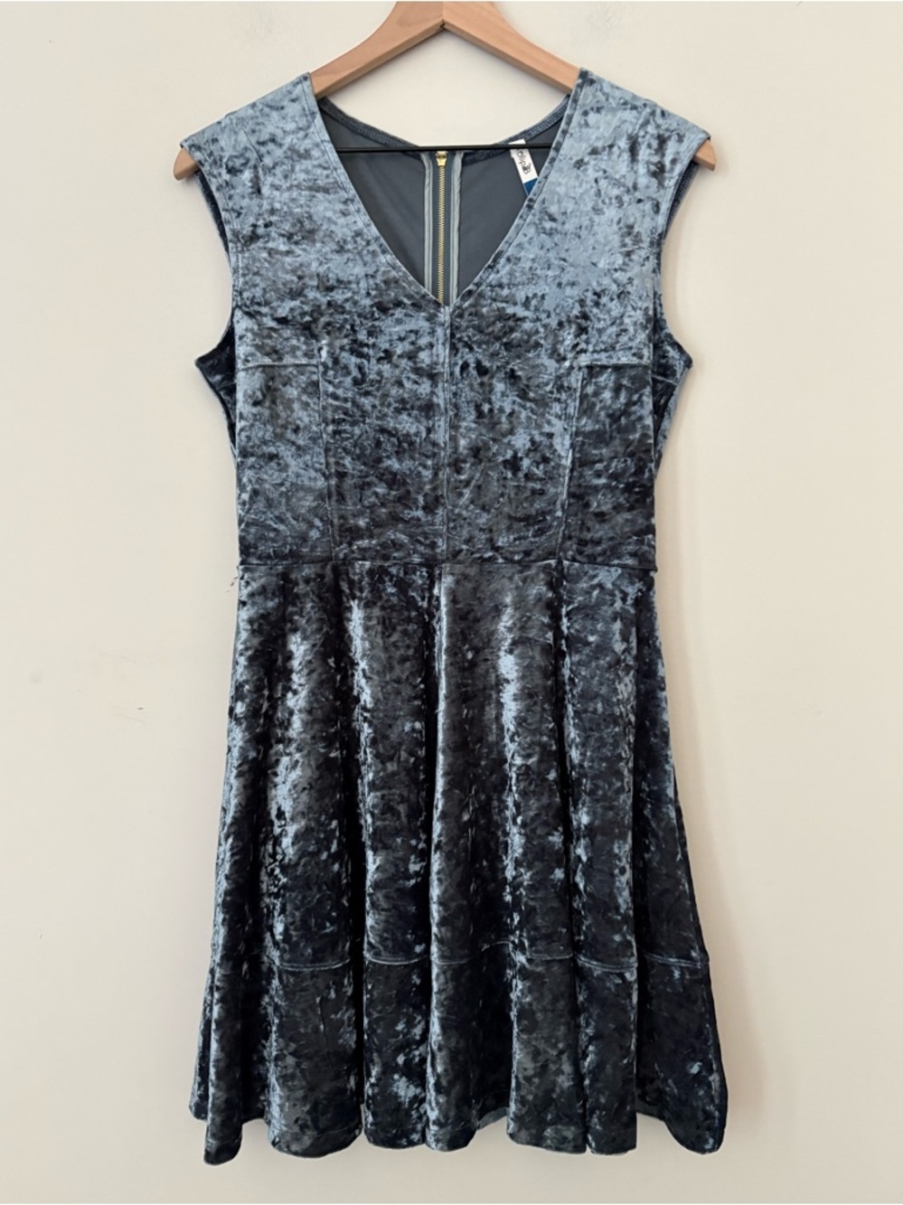 NWT Tulip B Velvet Fit & Flare Dress